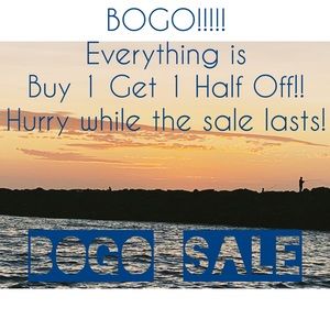 Everything is Buy 1 Get 1 HALF OFF!!!